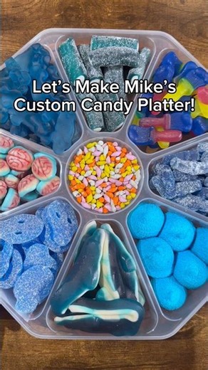 🧠🐬Let’s make Mike’s Custom Candy Platter!🐬🧠 #shorts