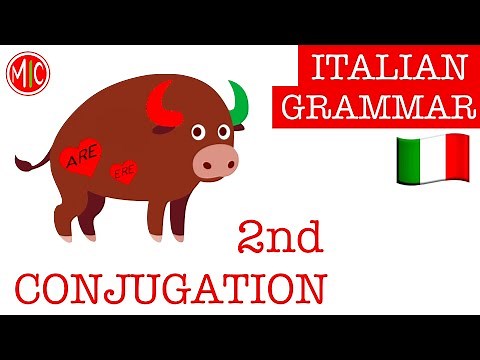 How to conjugate verbs in Italian - 2nd CONJUGATION | LEARN ITALIAN GRAMMAR