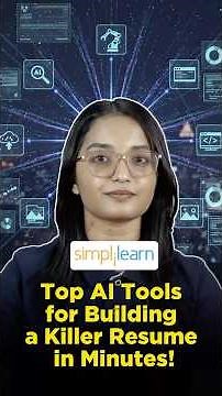 Top AI Tools for Building a Killer Resume in Minutes | AI Resume Builders #shorts #simplilearn