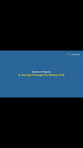 Take a journey through the evolution of Artificial Intelligence! From its inception during World War II to the cutting-edge innovations of today, discover how AI has shaped our world. #HistoryOfAI #AIevolution #ArtificialIntelligence #AIHistory #TechHistory#InnovationJourney #AIProgress #LearnAI #AIInnovation #FutureTech #AITransformations #TechTimeline #AIKnowledge #AIDevelopment #AIInsights | CloudThat