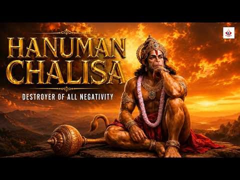 Hanuman Chalisa with Lyrics | 1 Hour Divine Chant | Success, Protection & Positive Energy