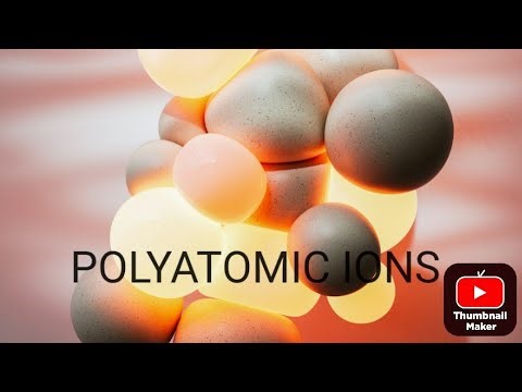 Understanding basic Idea of polyatomic ions-class 9 chemistry
