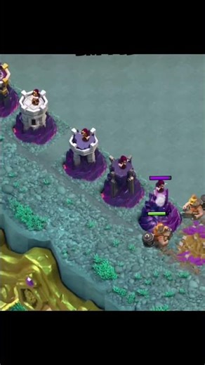 2 super miner vs all level wizards tower in clash of clans 😱🔥#shorts #viral #coc