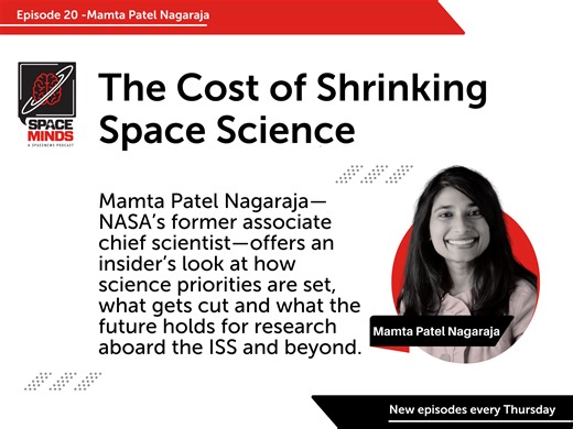 The cost of shrinking space science