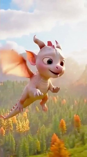 “Baby Dragon’s First Flight! ✈️🐉”