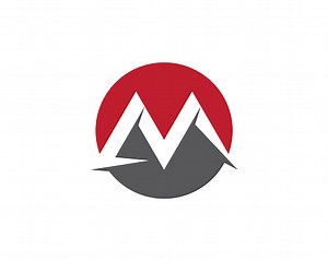 M Letter Template Vector illustration design