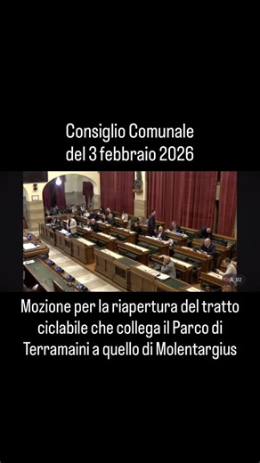 Corrado Sorrentino on Instagram: "CICLABILE TERRAMAINI - VIA DEI CONVERSI Con enorme soddisfazione e molta riconoscenza verso i colleghi e colleghe per le parole che hanno avuto nei miei confronti, la mozione che ho presentato oggi è stata votata all’unanimità. Il ripristino del tratto finale del percorso ciclabile del Parco di Terramaini, in direzione del Parco di Molentargius-Saline che termina nel ponte tra Via La Palma e Via tramontana. Parliamo di un tracciato che costeggia il canale Riu Sa
