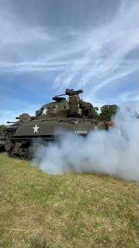 Smoke ‘em if you got ‘em! The beautiful M4 Sherman Tank! #militaryhistory #militaryvehicles