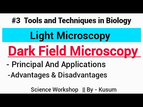 Dark Field Microscopy || Light Microscopy|| MSc Zoology|| science workshop|| Kusum