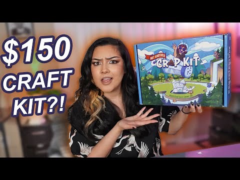 Unboxing A $150 Dollar Craft Kit?! *NerdeCrafter Craft Kit*