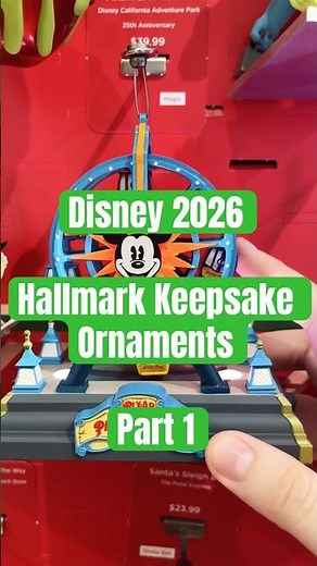 All Disney Hallmark Keepsake Ornaments for 2026 Part 1