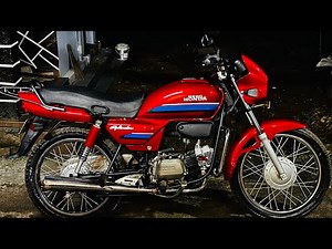 Splendor Restoration Video - Hero Honda Splendor 1999 Euro-1 (Red)