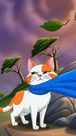 Strange Storm Hits The Jungle 😱 | Monkey Finds Blue Light 🌪 | Funny Animal Cartoon Short #Shorts