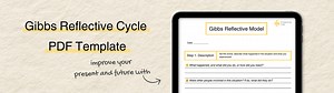 Gibbs Reflective Cycle PDF Template