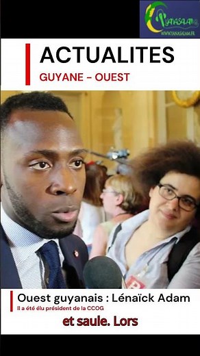 In western French Guiana: Lénaïck Adam elected president of the CCOG