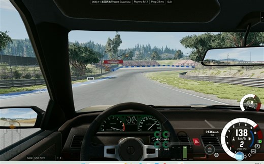 【beamNG】多人联机 美国西海岸赛道竞速 （2023，8，2）