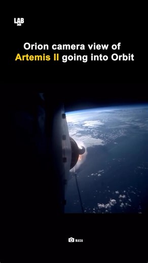 Orion Camera View: NASA's Artemis II Launches Into Orbit! #shorts #lab360 #nasa #trending #science