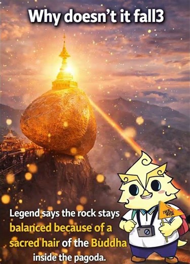 Golden Rock (Kyaiktiyo Pagoda) in Myanmar