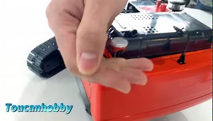 4.8K views · 85 reactions | Finally complete the LESU hydraulic 1/14 Komatsu PC360 RC excavator machine, orange body and grey cab! Looks so nice! Modified sound and lighting system to him, and LCE screen, also smoke function, add the quick release mount too, it’s awesome  | LESU RC USA | Facebook