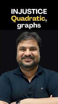INJUSTICE IN QUADRATIC GRAPHS 😳 | JEE Maths Shorts