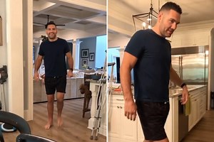 UFC ace Weidman walking unaided just 35 days after suffering horror leg fracture