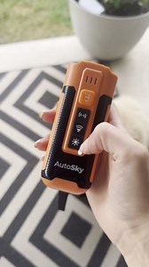 AutoSky Bark Zero Ultrasonic Dog Bark Deterrent & Training Device, Handheld Anti Barking Control with LED Flashlight, Rechargeable & Humane for Small & Large Dogs