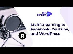 Live Stream To MULTIPLE PLATFORMS With RESTREAM.IO (WordPress, Facebook, Youtube)