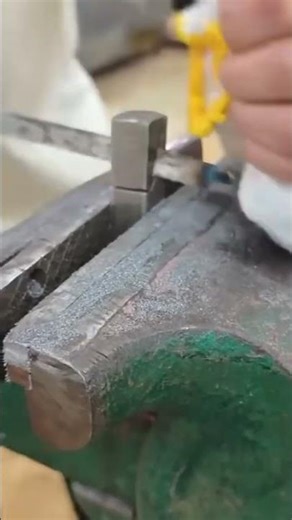 How to cut iron at an angle accurately and safely