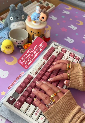 happy tippy taps typing! ♥️ what keybaord are you using today? ft. leobog hi75c