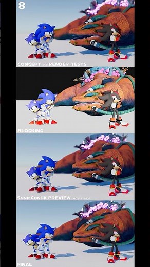 “Classic Shadow” for Sonic Shorts 3D Vol 1 on ‪@SonicParadox‬ 🌀