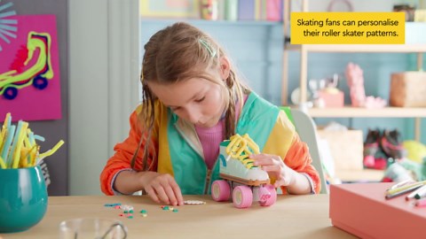 LEGO Creator 3 in 1 Retro Roller Skate Building Kit, Transforms from Roller Skate Toy to Mini Skateboard to Boom Box Radio, Birthday Gift for Skaters, Cool Toy for Boys and Girls Ages 8 and Up, 31148