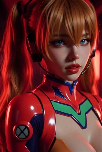 🔥 Asuka Langley in red
