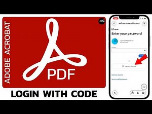 How to Login Adobe Acrobat with Code on Mobile (Step-by-Step)?