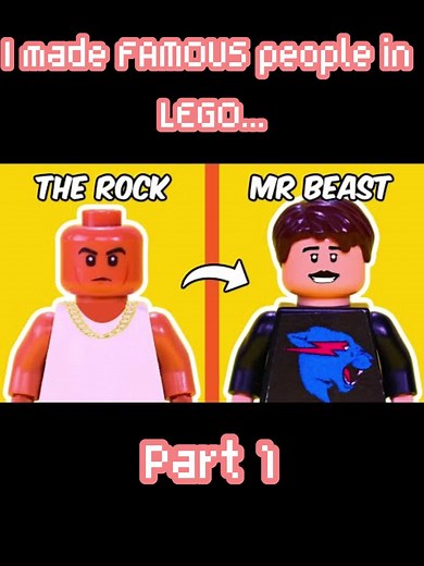 Recreating Famous People as Custom LEGO Minifigures