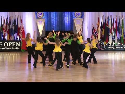 The Open 2018 1st Place Winners Teams Junior Shag Dance Team