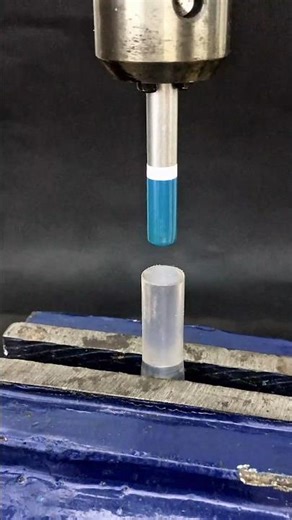 Pencil Mounted Upside Down Like a Drill Bit #ReverseDrillExperiment #PencilAsDrillBit