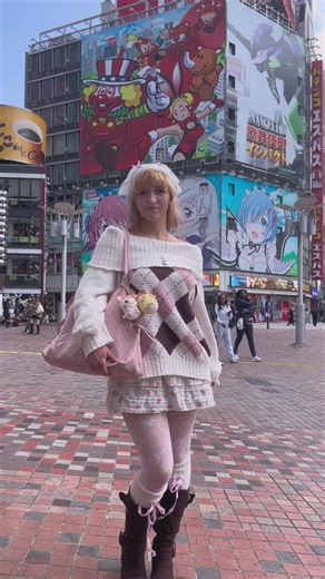 wearing Himekaji in Tokyo for the cherry blossoms 🌸 #himekaji #shoujogirl #jfashion #kawaiifashion #fyp