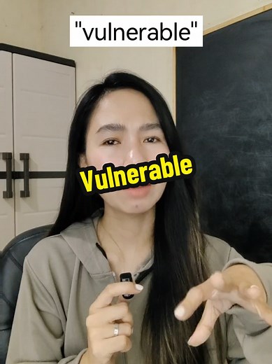 Understanding the Meaning of 'Vulnerable' in English