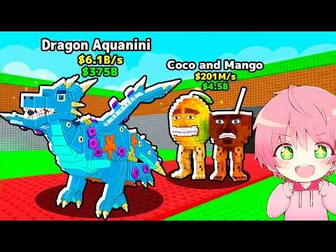 Stealing Brain Rot to Craft a Summer Dragon in Roblox.. ☀️🌊【ROBLOX】