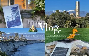 Vlog｜ucsb campus tour 在海边上学会很幸福吧