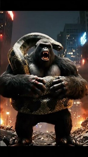 King Kong Movie Trailer _ The king kong vs titanoboa