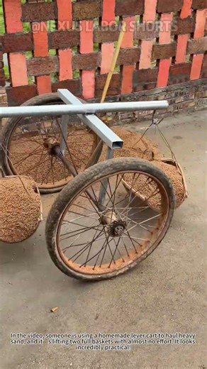 DIY Sand Transport Hack! 🛠️ | No More Heavy Lifting!