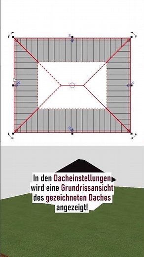 Verschiedene Dachformen erstellen! #architecture #3DVisualisierung #homedesign #home #cad #3dcad