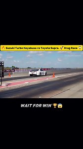 Suzuki Turbo Hayabusa 🔥 vs Toyota Supra 🚀 1/4 Mile drag race 😱 #suzuki #turbo #hayabusa #vs #toyota #supra #superbike #supercars #cars #motorcycle #dragrace #dragracing #racing #race #tranding #viralvideo #viralshorts | Reyaj R
