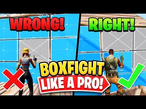 How To Box Fight Like A Pro in Fortnite! (Box Fighting Tips) - Fortnite Tips & Tricks