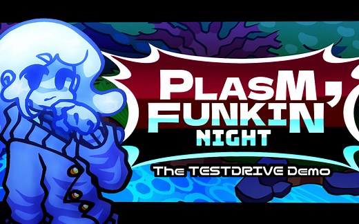 可爱的蓝色幽灵！神曲/FNF 超优质模组 Plasm Funkin 全流程演示