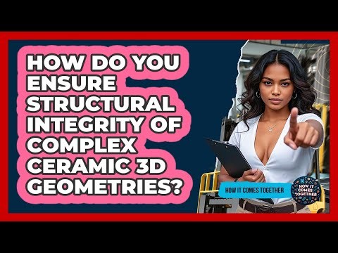 How Do You Ensure Structural Integrity Of Complex Ceramic 3D Geometries? - How It Comes Together