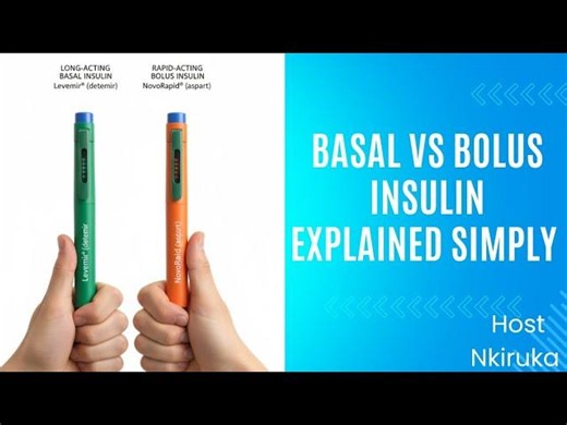 Basal vs Bolus Insulin Explained Simply @tdcdiabetescommunity | Nkiruka Vivian Okoro