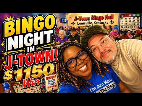 4/27/26 🎥 $1150 Win🙌🏽 Bingo at JTown Bingo In Louisville Kentucky