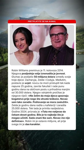 Robin Williamsova ostavština lekcija karakter